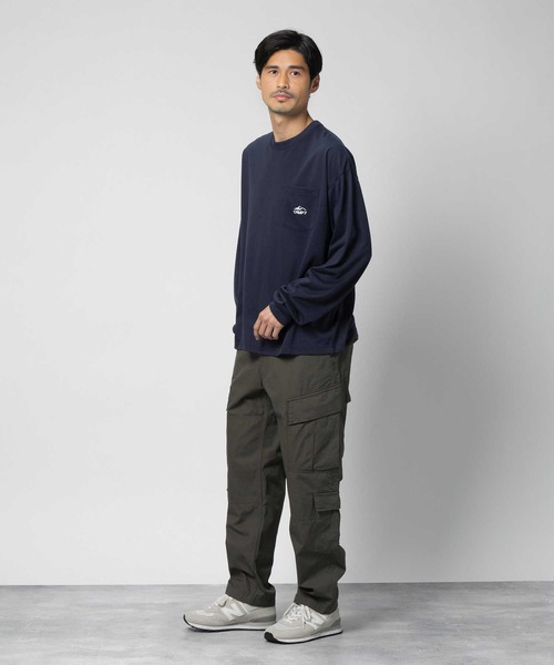 Alpha Industries（アルファインダストリーズ）の「【ALPHA】コンバットカーゴパンツ (ミリタリー素材 / 耐久性 / ワイドテーパード / ストリートファッション)（カーゴパンツ・メンズ・ブラック/ダークグレー・M/L/XL/S）」の13枚目の写真