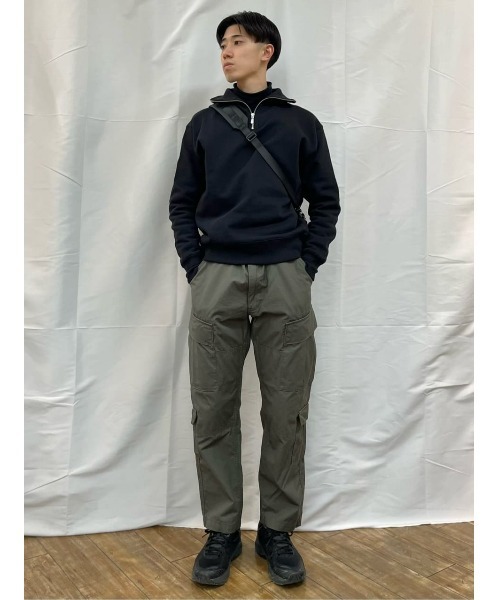 Alpha Industries（アルファインダストリーズ）の「【ALPHA】コンバットカーゴパンツ (ミリタリー素材 / 耐久性 / ワイドテーパード / ストリートファッション)（カーゴパンツ・メンズ・ブラック/ダークグレー・M/L/XL/S）」の21枚目の写真