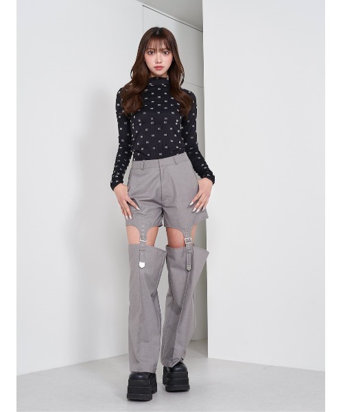 Darich ダーリッチ 大人気 完売品 ロゴパターンシアートップス ロゴパターンシアートップス（Tシャツ/カットソー）｜Darich