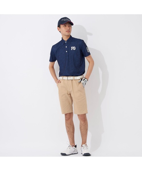 FILA GOLF(フィラゴルフ )の「FILA GOLF/フィラゴルフ ゴルフウェア ブランド ロゴ 吸汗速乾 UVカット プリント 鹿の子素材 半袖 ポロシャツ(ポロシャツ・メンズ・イエロー/ネイビー/ピンク/ホワイト・3L/LL/L/M)」の21枚目の写真