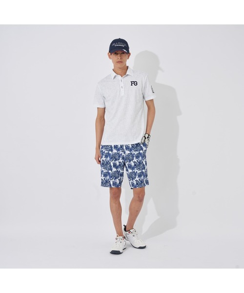 FILA GOLF(フィラゴルフ )の「FILA GOLF/フィラゴルフ ゴルフウェア ブランド ロゴ 吸汗速乾 UVカット プリント 鹿の子素材 半袖 ポロシャツ(ポロシャツ・メンズ・イエロー/ネイビー/ピンク/ホワイト・3L/LL/L/M)」の10枚目の写真