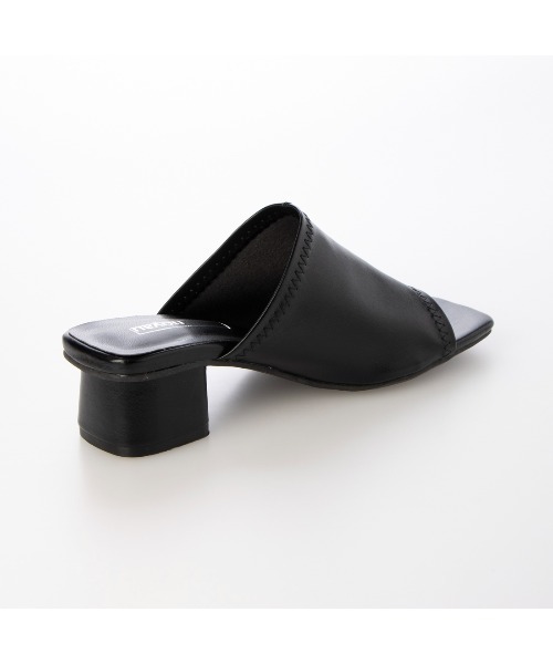 noyau（ノヤウ）の「スクエアトゥストレッチミュールサンダル（サンダル・レディース・シルバー/ブラック/ホワイト/シルバー系その他・S/M/L/LL）」の21枚目の写真