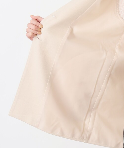 THE SHOP TK （ザ ショップ ティーケー ）の「◆【セットアップ可/環境に優しい】ツイルワッシャージレ/洗濯機OK（ベスト・レディース・ブラック/ライトベージュ・12/13）」の14枚目の写真