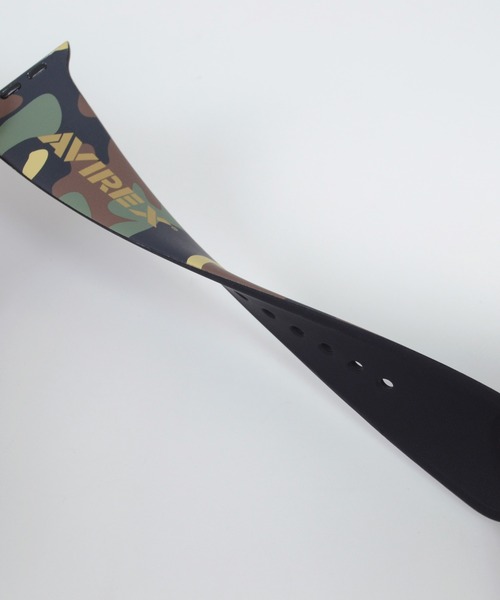 AVIREX（アヴィレックス）の「アヴィレックス Apple Watch シリコンバンド（スマホグッズ・メンズ・グリーン系カモフラージュ/ブラック/グレー系カモフラージュ・M/S）」の17枚目の写真