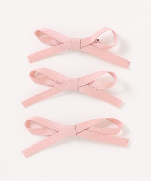Nia（ニア）の「Nia(ニア)/【3set】フレンチリボンヘアピン（ヘアピン・レディース・ブラック/アイボリー/ピンク/ブルー・FREE）」の16枚目の写真