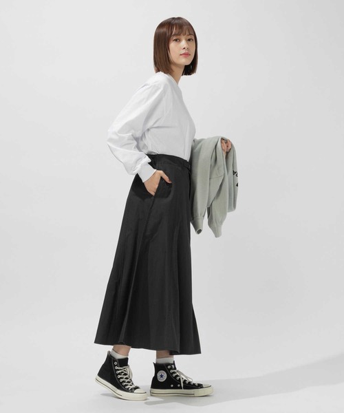 CAMP7（キャンプセブン）の「【CAMP7】クライミングフレアスカート（スカート・レディース・ブラック/ベージュ・M/L）」の9枚目の写真