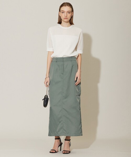 ICB(アイシービー)の「【洗える】 レースニットトップス(ニット/セーター・レディース・アイボリー系/ブラック系・LARGE)」の7枚目の写真
