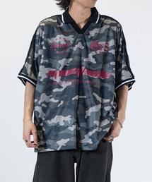 JOHN'S CLOSET（ジョンズクローゼット）の「【13】襟付き サッカーゲームTシャツ（Tシャツ/カットソー・メンズ）」