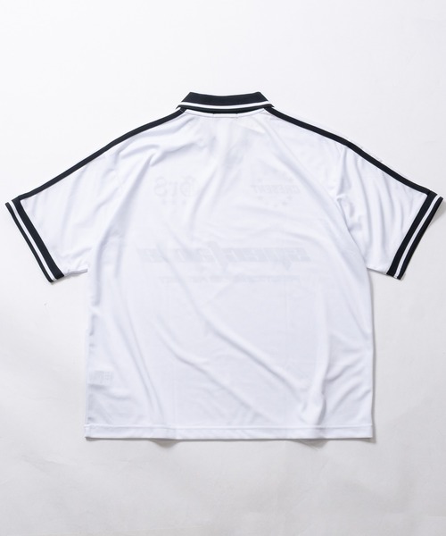 JOHN'S CLOSET(ジョンズクローゼット)の「【13】襟付き サッカーゲームTシャツ(Tシャツ/カットソー・メンズ・ネイビー/オフホワイト/ブラック/レッド/ホワイト系1/ホワイト系2/レッド系1/レッド系2/ブラック系2/ネイビー系2/カーキ系1/グレー系1・MEDIUM/LARGE)」の17枚目の写真