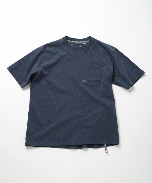 MEN'S BIGI(メンズビギ)の「【DENHAM/デンハム】〈collaboration〉ポケットTシャツ(Tシャツ/カットソー・メンズ・ネイビー/ホワイト/ブルー・02/03)」の2枚目の写真