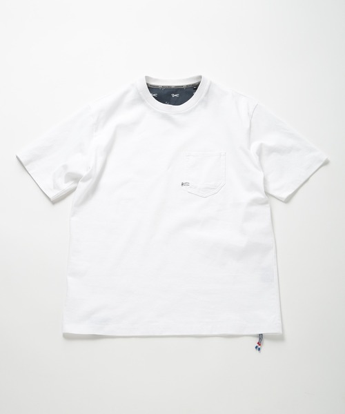 MEN'S BIGI(メンズビギ)の「【DENHAM/デンハム】〈collaboration〉ポケットTシャツ(Tシャツ/カットソー・メンズ・ネイビー/ホワイト/ブルー・02/03)」の1枚目の写真