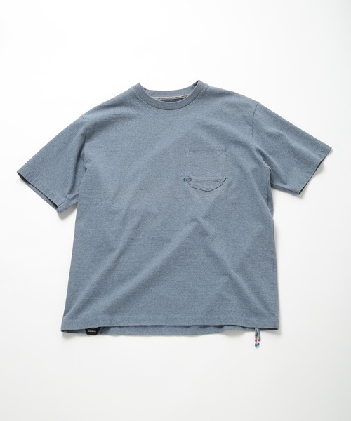 MEN'S BIGI(メンズビギ)の「【DENHAM/デンハム】〈collaboration〉ポケットTシャツ(Tシャツ/カットソー・メンズ・ネイビー/ホワイト/ブルー・02/03)」の3枚目の写真