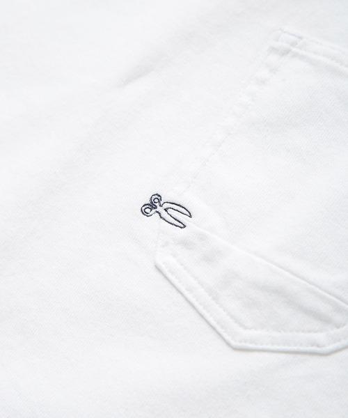 MEN'S BIGI(メンズビギ)の「【DENHAM/デンハム】〈collaboration〉ポケットTシャツ(Tシャツ/カットソー・メンズ・ネイビー/ホワイト/ブルー・02/03)」の12枚目の写真