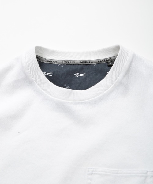 MEN'S BIGI(メンズビギ)の「【DENHAM/デンハム】〈collaboration〉ポケットTシャツ(Tシャツ/カットソー・メンズ・ネイビー/ホワイト/ブルー・02/03)」の15枚目の写真