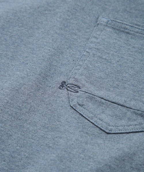 MEN'S BIGI(メンズビギ)の「【DENHAM/デンハム】〈collaboration〉ポケットTシャツ(Tシャツ/カットソー・メンズ・ネイビー/ホワイト/ブルー・02/03)」の13枚目の写真