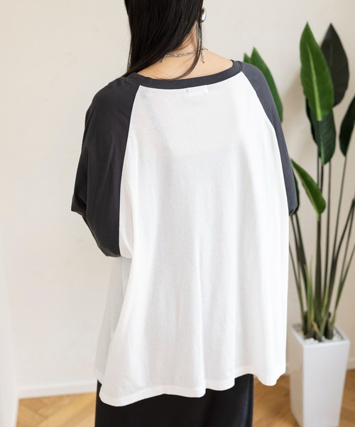 LEPSIM（レプシィム）の「シアーラグランチュニック　111075（Tシャツ/カットソー・レディース・ブルー/ライトブルー/ブラック・FREE）」の20枚目の写真