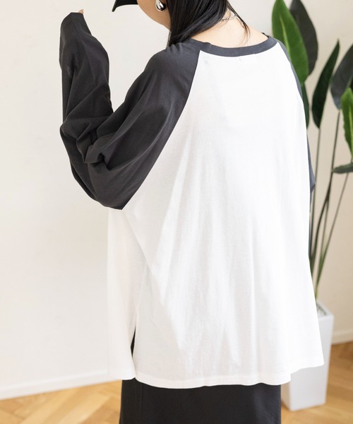 LEPSIM（レプシィム）の「シアーラグランチュニック　111075（Tシャツ/カットソー・レディース・ブルー/ライトブルー/ブラック・FREE）」の19枚目の写真