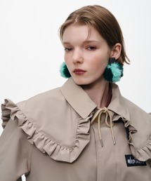 NON TOKYO/ノントーキョー/バイカラーファーイヤリング