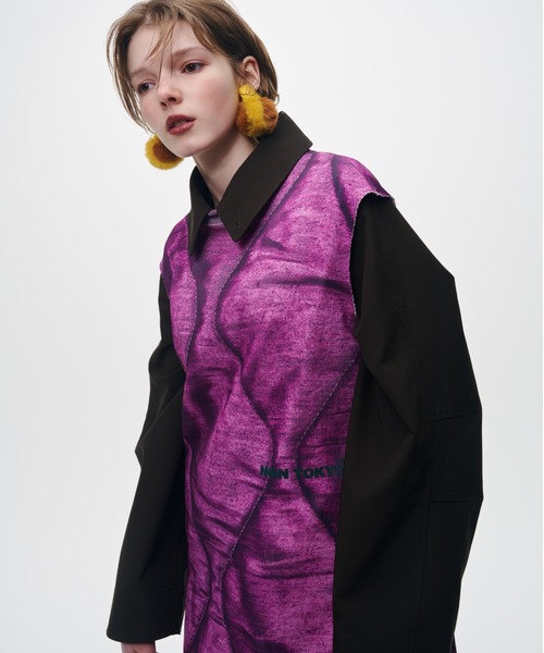 NON TOKYO（ノントーキョー）の「NON TOKYO/ノントーキョー/バイカラーファーイヤリング（イヤリング・レディース・ブルー/イエロー/グリーン・FREE）」の18枚目の写真