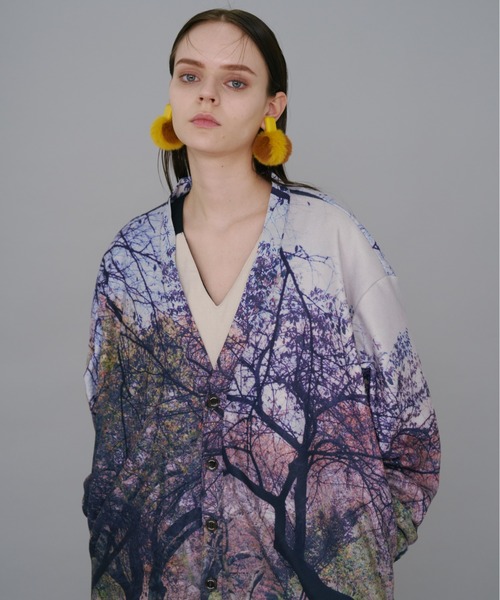 NON TOKYO（ノントーキョー）の「NON TOKYO/ノントーキョー/バイカラーファーイヤリング（イヤリング・レディース・ブルー/イエロー/グリーン・FREE）」の19枚目の写真