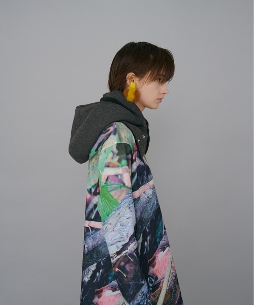 NON TOKYO（ノントーキョー）の「NON TOKYO/ノントーキョー/バイカラーファーイヤリング（イヤリング・レディース・ブルー/イエロー/グリーン・FREE）」の20枚目の写真