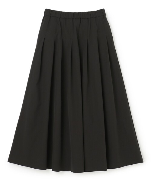 UNFILO（アンフィーロ）の「FINE MOVE タックフレアスカート（スカート・レディース・ブラック系/カーキ系/サックスブルー系/ライトイエロー系/オレンジ系/アイボリー系・X-SMALL/MEDIUM/SMALL）」の17枚目の写真