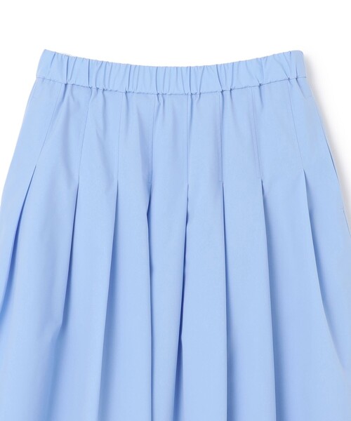 UNFILO（アンフィーロ）の「FINE MOVE タックフレアスカート（スカート・レディース・ブラック系/カーキ系/サックスブルー系/ライトイエロー系/オレンジ系/アイボリー系・X-SMALL/MEDIUM/SMALL）」の19枚目の写真