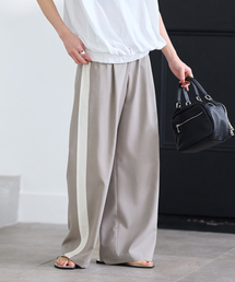 ポリエステルトロラインパンツ