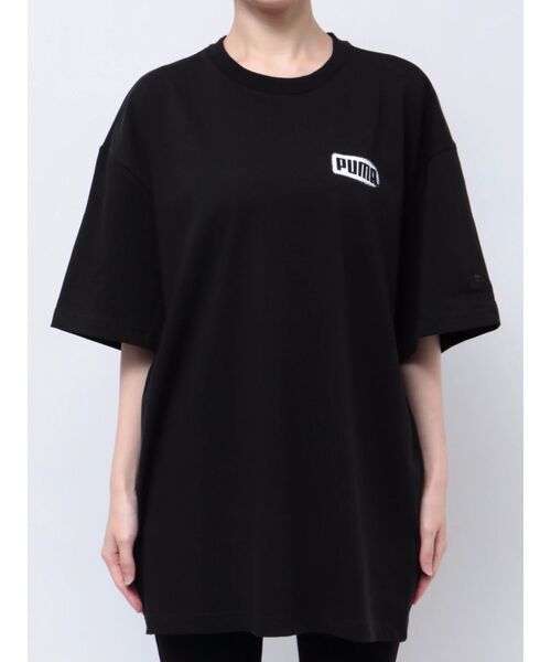 PUMA（プーマ）の「【MURUA/PUMA】スプレープリントロゴTシャツ（Tシャツ/カットソー・レディース・ブラック/ホワイト・FREE）」の13枚目の写真