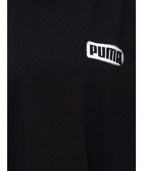 PUMA（プーマ）の「【MURUA/PUMA】スプレープリントロゴTシャツ（Tシャツ/カットソー・レディース・ブラック/ホワイト・FREE）」の3枚目の写真
