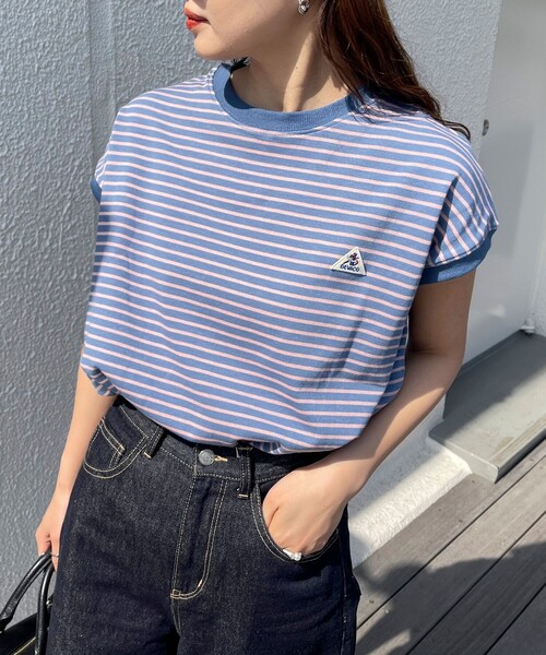 fredy emue(フレディエミュ)の「【GEVACO/ゲバコ】ノースリーブTシャツ(Tシャツ/カットソー・レディース・ブルー系その他3/オフホワイト/ホワイト系その他4/チャコールグレー/グリーン系その他3/ピンク系その他3・38)」の5枚目の写真
