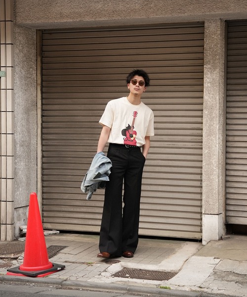 INTERPLAY(インタープレイ)の「【INTERPLAY x TAKERU】アコーステッィック ニャー 半袖 Tシャツ(Tシャツ/カットソー・メンズ・ブラック/クリーム・MEDIUM/LARGE)」の9枚目の写真