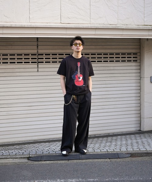 INTERPLAY(インタープレイ)の「【INTERPLAY x TAKERU】アコーステッィック ニャー 半袖 Tシャツ(Tシャツ/カットソー・メンズ・ブラック/クリーム・MEDIUM/LARGE)」の19枚目の写真