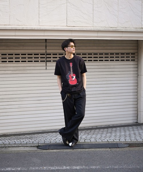 INTERPLAY(インタープレイ)の「【INTERPLAY x TAKERU】アコーステッィック ニャー 半袖 Tシャツ(Tシャツ/カットソー・メンズ・ブラック/クリーム・MEDIUM/LARGE)」の21枚目の写真