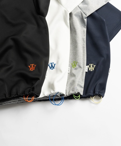 WETTEMPT（ウィテンプト）の「PONTE DRAW CORD TEE / ポンチドローコードT（Tシャツ/カットソー・メンズ・オフホワイト/杢グレー/ネイビー/ブラック・LARGE/MEDIUM/SMALL）」の5枚目の写真