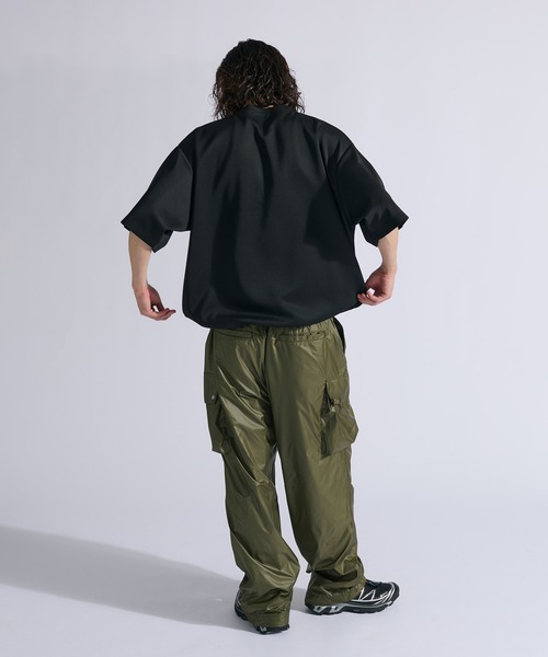 WETTEMPT（ウィテンプト）の「PONTE DRAW CORD TEE / ポンチドローコードT（Tシャツ/カットソー・メンズ・オフホワイト/杢グレー/ネイビー/ブラック・LARGE/MEDIUM/SMALL）」の21枚目の写真