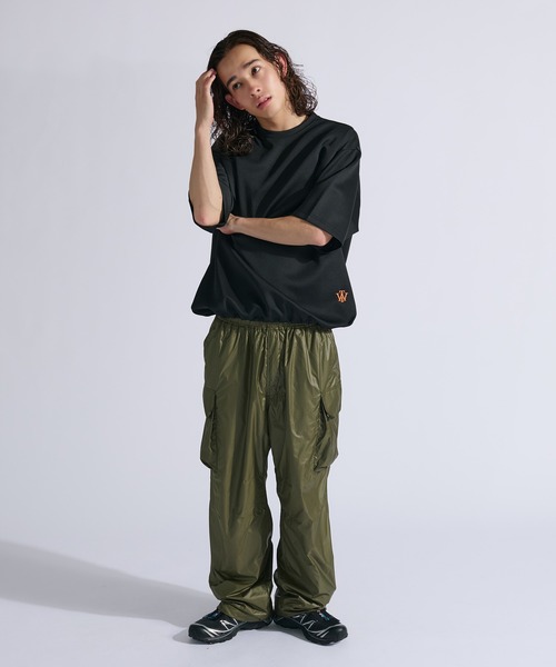 WETTEMPT（ウィテンプト）の「PONTE DRAW CORD TEE / ポンチドローコードT（Tシャツ/カットソー・メンズ・オフホワイト/杢グレー/ネイビー/ブラック・LARGE/MEDIUM/SMALL）」の19枚目の写真