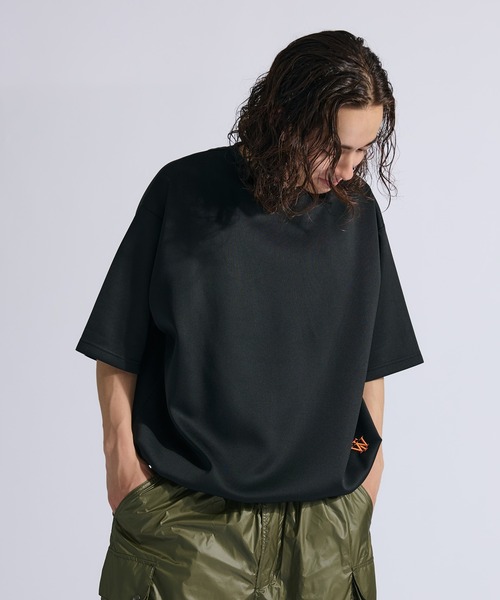 WETTEMPT（ウィテンプト）の「PONTE DRAW CORD TEE / ポンチドローコードT（Tシャツ/カットソー・メンズ・オフホワイト/杢グレー/ネイビー/ブラック・LARGE/MEDIUM/SMALL）」の16枚目の写真