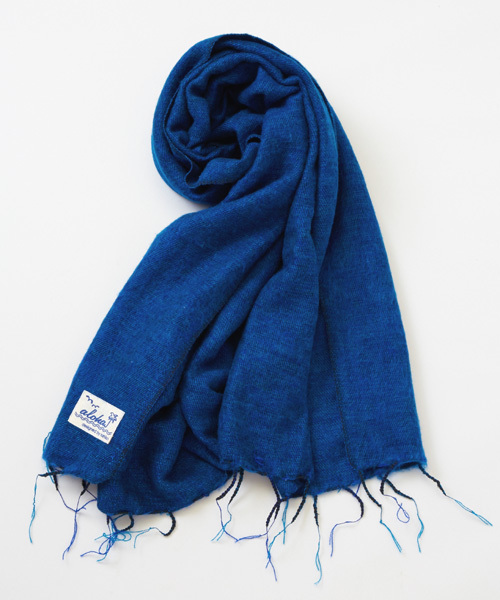 Kahiko（カヒコ）の「【kahiko】ALOHAシンプルショール（マフラー・レディース・ブルー/ピンク/ネイビー/ベージュ/イエロー/ブラック/オフホワイト・FREE）」の5枚目の写真