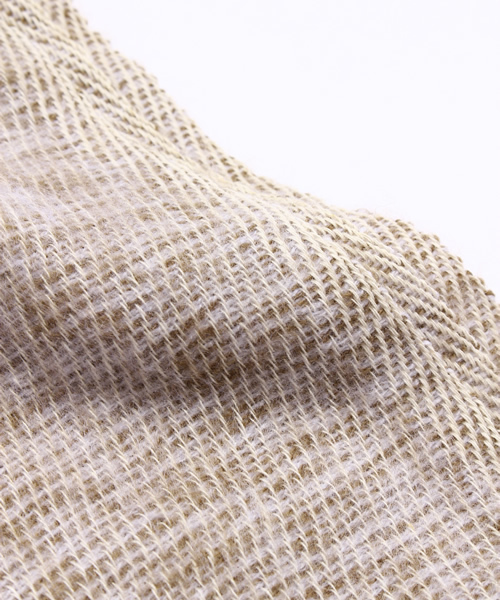 Kahiko（カヒコ）の「【kahiko】ALOHAシンプルショール（マフラー・レディース・ブルー/ピンク/ネイビー/ベージュ/イエロー/ブラック/オフホワイト・FREE）」の12枚目の写真