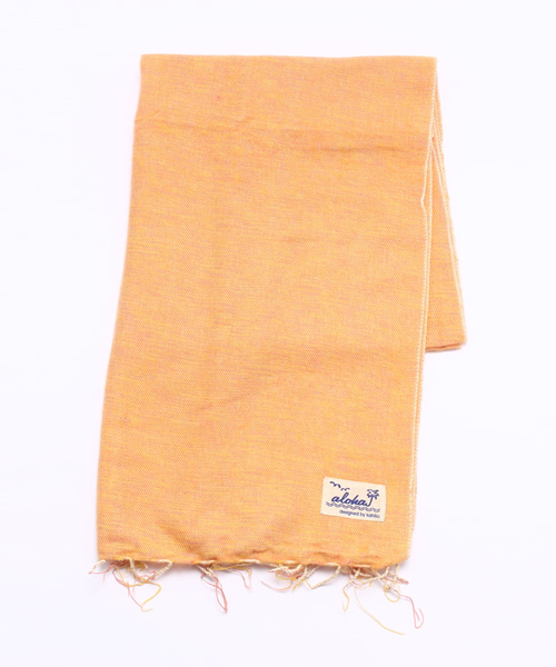 Kahiko（カヒコ）の「【kahiko】ALOHAシンプルショール（マフラー・レディース・ブルー/ピンク/ネイビー/ベージュ/イエロー/ブラック/オフホワイト・FREE）」の14枚目の写真