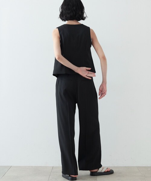 GALLEST（ギャレスト）の「◆梳毛ライクジレ（ベスト・レディース・ブラック/ダークグレー・38）」の14枚目の写真