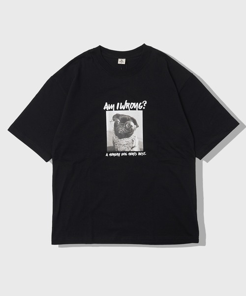 メンズ Tシャツ 刺しゅう 英字プリント レタリング ルーズ a0911 ワンフォークロージング 1111clothing ◇イラスト 総刺繍 T