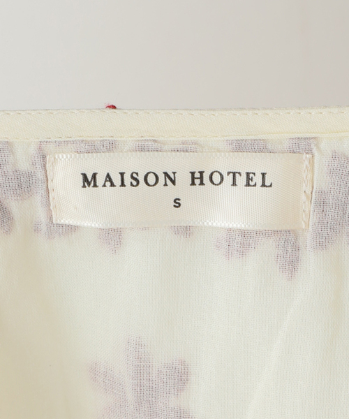 Spick & Span(スピックアンドスパン)の「MAISON HOTEL / メゾンホテル エンブロイダリードレス NISHA(ワンピース・レディース・レッド・SMALL)」の14枚目の写真