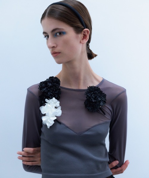 IRIS47(イリスフォーセブン)の「【IRIS47】 lily corsage / リリー コサージュ(ブローチ/コサージュ・レディース・ホワイト・FREE)」の7枚目の写真