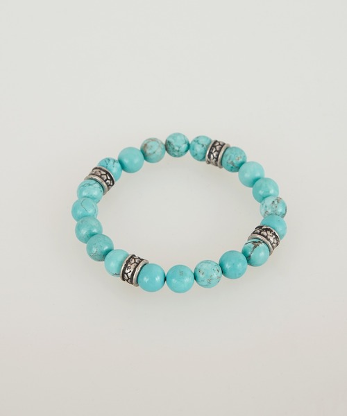 improves（インプローブス）の「ビーズ ブレスレット（ブレスレット・メンズ・ホワイト/ブラウン/カーキブラウン/ターコイズブルー/ブラック・FREE）」の6枚目の写真