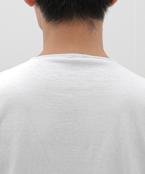 Nigel Cabourn（ナイジェルケーボン）の「NIGEL CABOURN / ナイジェルケーボン 50s HENLEY NECK SHIRT（Tシャツ/カットソー・メンズ・ブラック/ホワイト系その他・50/48）」の10枚目の写真