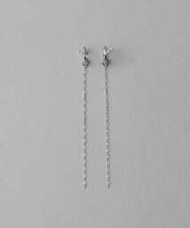 ete | チェーン ビジュー イヤリング(イヤリング)