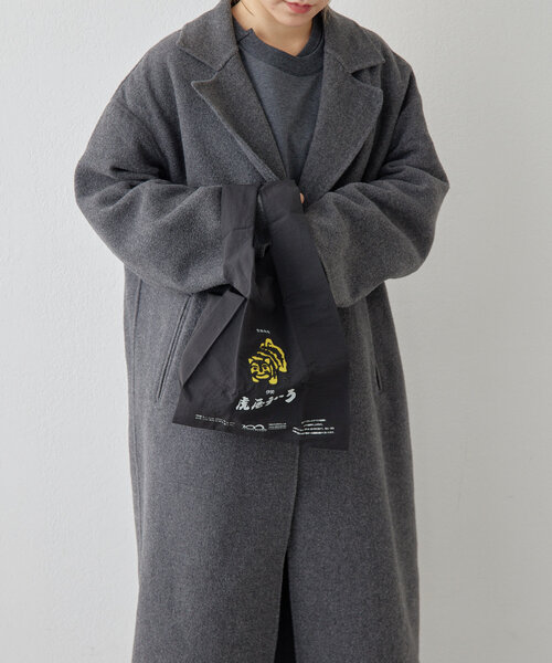 ear PAPILLONNER(イアパピヨネ)の「《コラボ第二弾/撥水》虎屋ういろ×ear エコバッグ(トートバッグ・レディース・ブラック/グリーン/キャメル・FREE)」の11枚目の写真