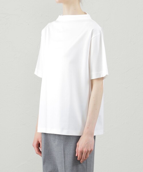 MACKINTOSH PHILOSOPHY(マッキントッシュ フィロソフィー)の「ボトルネックTシャツ(Tシャツ/カットソー・レディース・ダークネイビー/オフホワイト/チャコールグレー・36/38)」の8枚目の写真